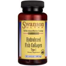 Swanson, Collagène Marin, 400 mg, 60 Capsules