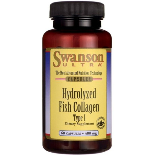 Swanson, Collagène Marin, 400 mg, 60 Capsules