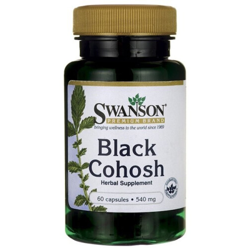 Swanson  Black Cohosh, 540mg - 60 caps
