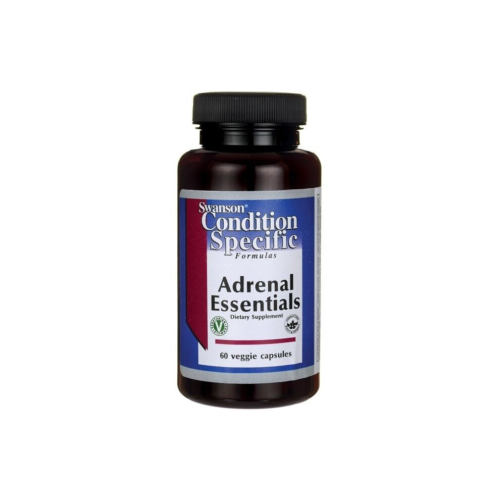 Swanson Adrenal Essentials - 60 Vcaps