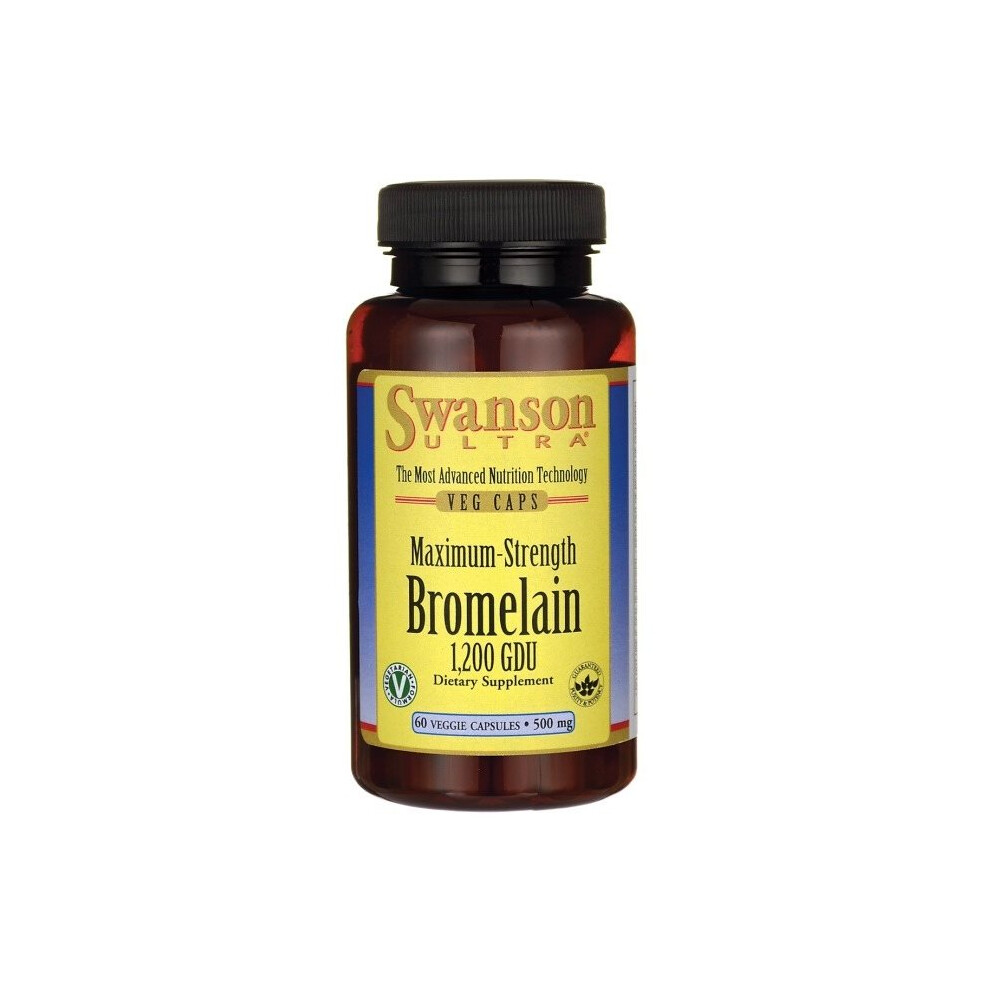 Swanson Bromelain, 500Mg - 60 Vcaps