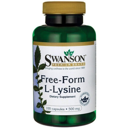 Swanson, L-Lysin, 500 mg, 100 Kapseln
