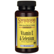 Swanson Vitamin E & Selenium - 90 softgels