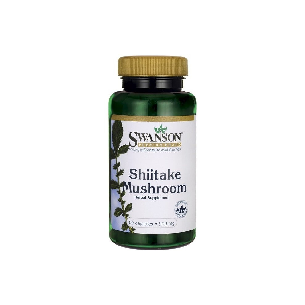iHerb UK - Swanson Vitamins , Full Spectrum® Shiitake Mushroom, 500 Mg, 60 Capsules - Image 8