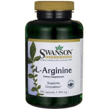 Swanson, L-Arginine, 500 mg, 200 Gélules