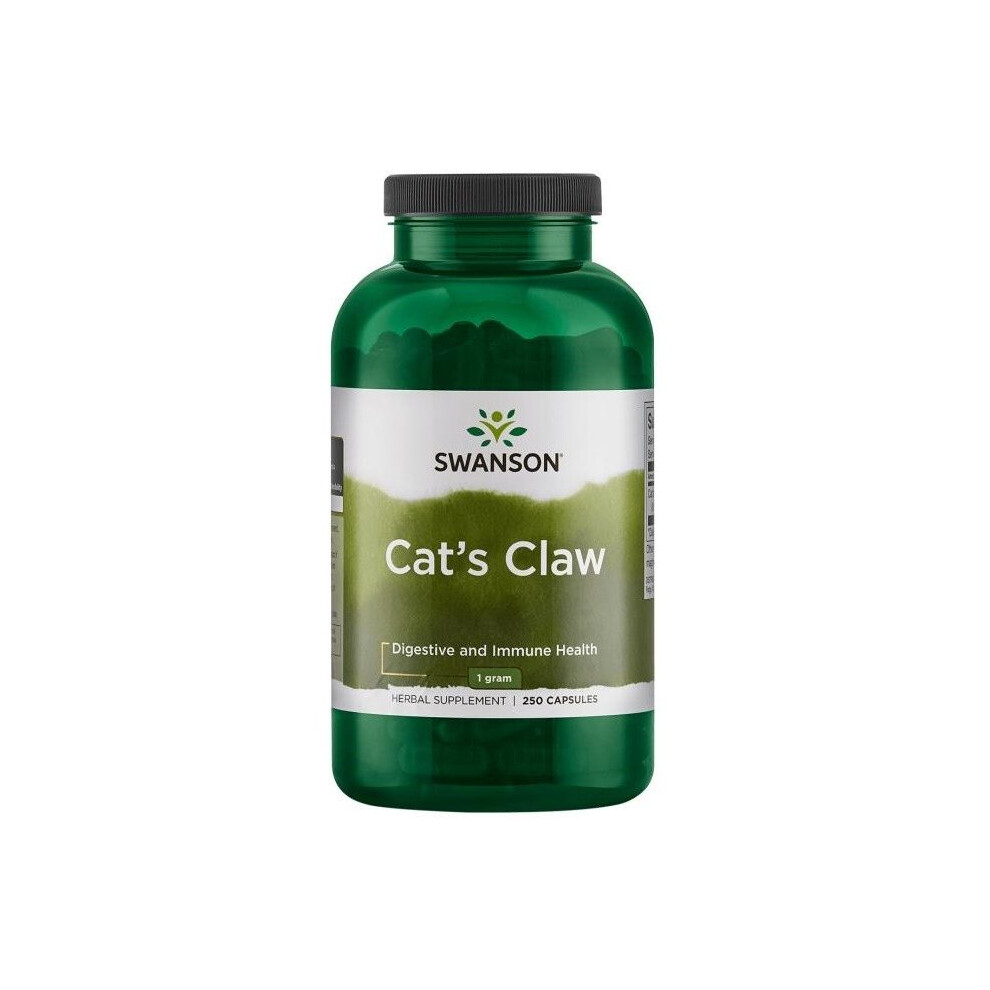 Swanson Cat's Claw, 500Mg 250 Caps