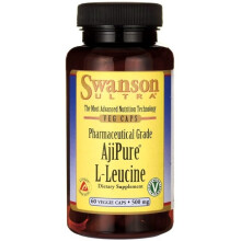 Swanson, L-Leucine, 500 mg, 60 Capsules Végétales