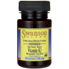Swanson, Natürliches Vitamin K2, 100 mcg, 30 Weichkapseln
