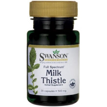 Swanson, Vollspektrum Mariendistel, 500 mg, 30 Kapseln