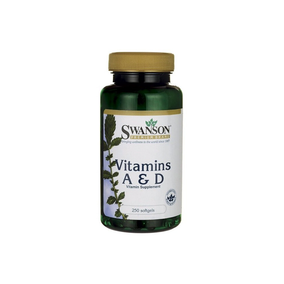 Swanson Vitamins A & D - 250 Softgels
