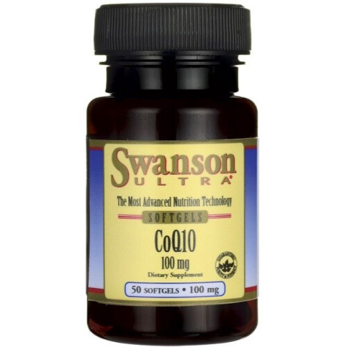 Swanson, CoQ10, Hohe Potenz, 100 mg, 50 Softgels