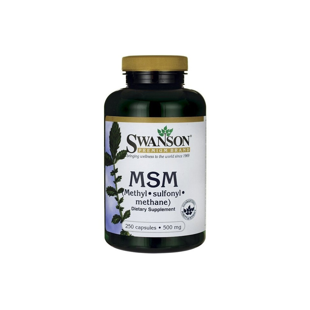 Swanson Msm, 500Mg - 250 Caps