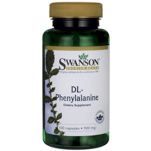 Swanson DL-Phenylalanin, 500mg - 100 Kapseln