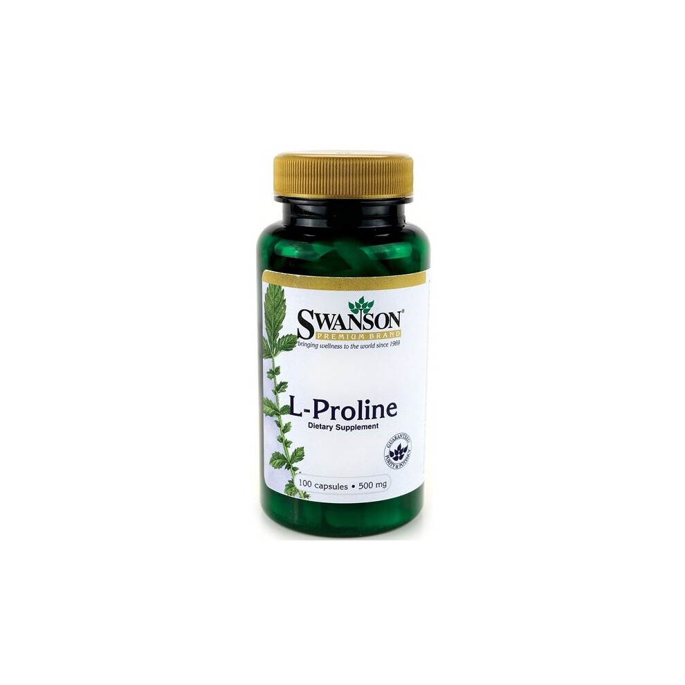 Swanson L-Proline, 500Mg - 100 Caps