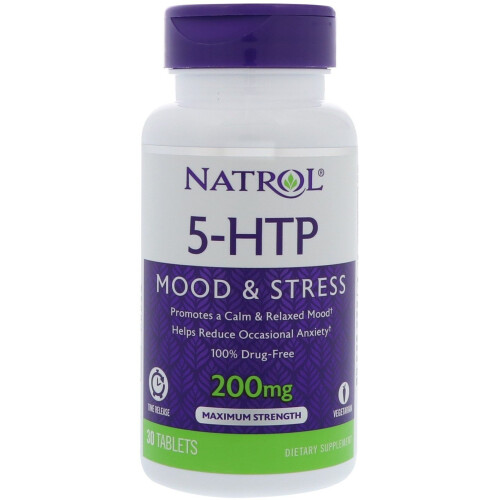Natrol Natrol  5-HTP Time Release, 100mg - 30 tabs