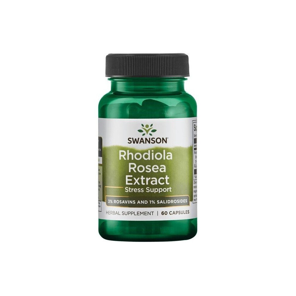 Swanson Rhodiola Rosea Extract - 60 Caps