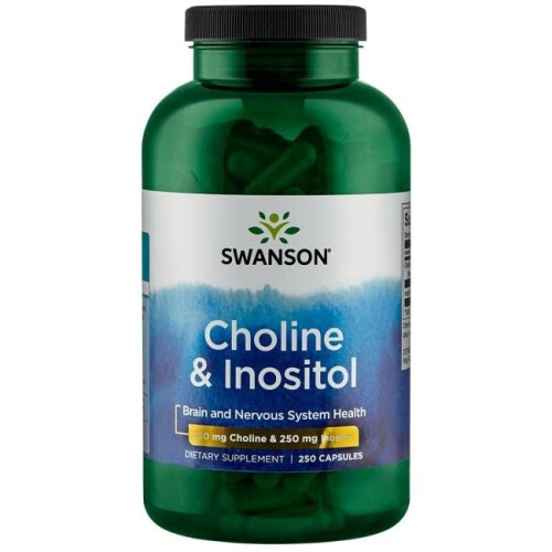 Swanson, Cholin & Inositol, 250 mg, 250 Kapseln