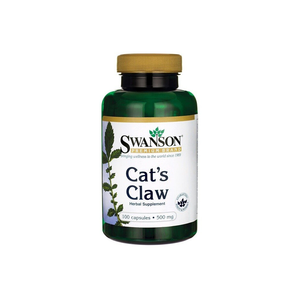 Swanson Cat's Claw, 500Mg 100 Caps