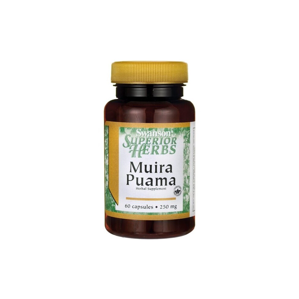 Swanson Muira Puama, 250Mg (10:1) - 60 Caps