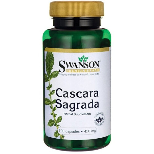 Swanson, Cascara Sagrada, 450 mg, 100 Gélules