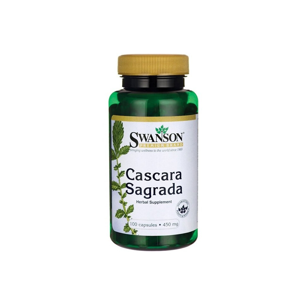 Swanson Cascara Sagrada, 450Mg - 100 Caps