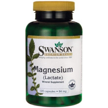 Swanson Magnesiumlactat Mineralstoffprparat zur Untersttzung der Muskel- und Knochengesundheit Laktosefreie Lactat-Mineralform fr eine sch