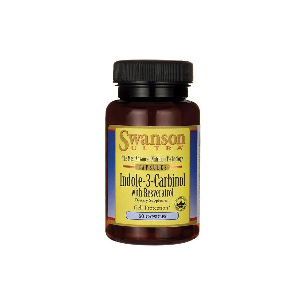 Swanson Indole-3-Carbinol With Resveratrol - 60 Caps
