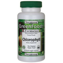 Swanson, Chlorophylle, 50 mg, 90 Gélules Végétales Liquides