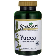 Yucca 500 mg 100 Cápsulas Swanson Health Products