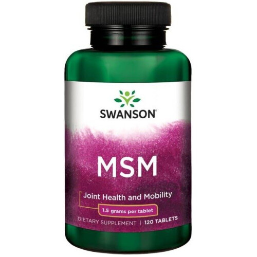 Swanson, MSM, 1,5 g, 120 Tabletten