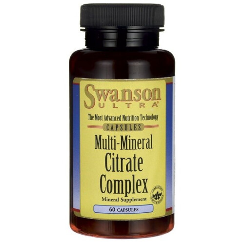 Swanson, Mineralcitrat-Komplex, 60 Kapseln