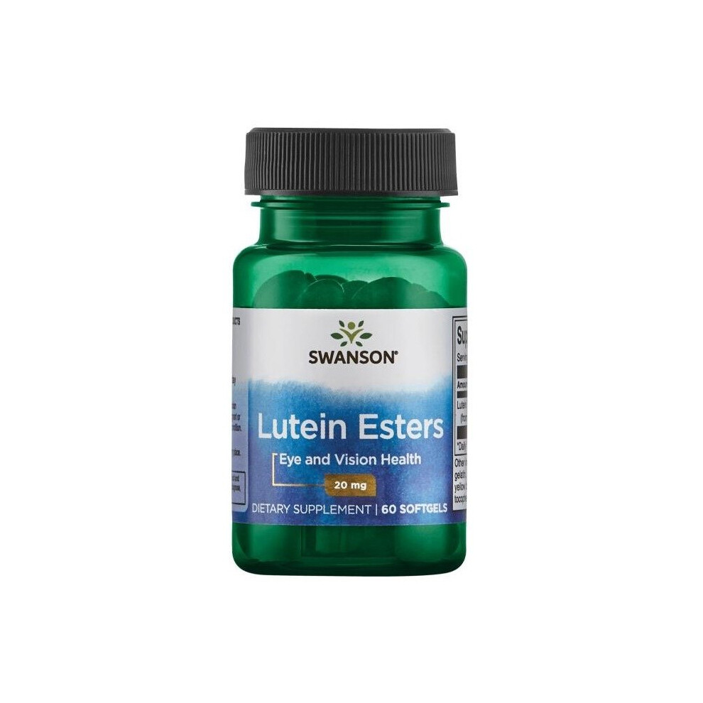 Swanson Lutein Esters, 20Mg - 60 Softgels