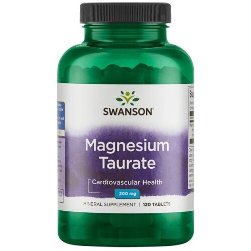 Swanson Magnesium (Taurat) - 120 Tabletten