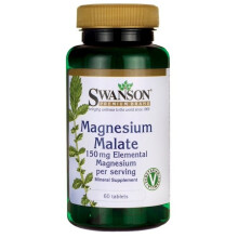Magnesium Malat 150 mg 60 Tabletten Swanson Health Products