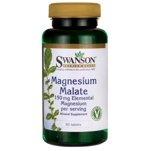 Swanson, Magnesiummalat, 1.000 mg, 60 Tabletten