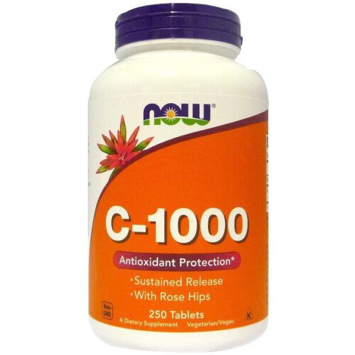 NOW Foods NOW Foods, C-1000, 250 Tabletek
