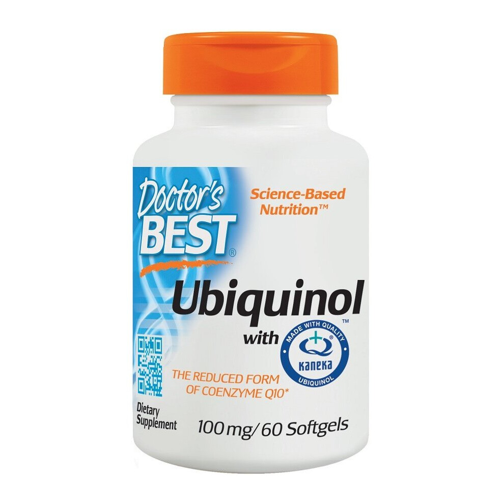 Doctor's Best Ubiquinol With Kaneka Qh, 100Mg - 60Softgels