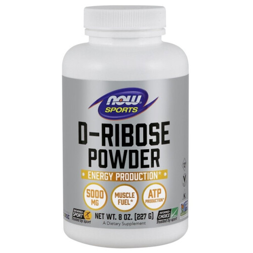 NOW Foods NOW Foods, Αθλητισμός, Δ-Ριβόζη Πώμα, 8 oz (227 g)