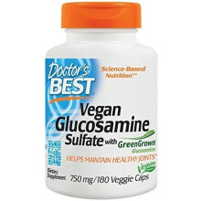Glukozamina wegańska z GreenGrown Glukozaminą, Doctor's Best, 750 mg, 180 Veggie Capsules
