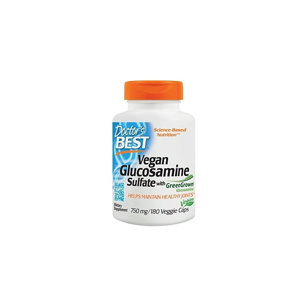 Doctor's Best Vegan Glucosamine Sulfate with GreenGrown, 750mg - 180vcaps