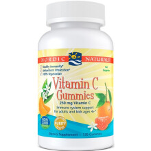 Nordic Naturals, Vitamin C Gummis, Leckere Mandarine, 250 mg, 120 Gummis (125 mg pro Gummibärchen)