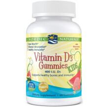 Nordic Naturals, Vitamin D3 Gummis Kinder, Wilde Wassermelonen-Erfrischung, 400 IE, 60 Gummis