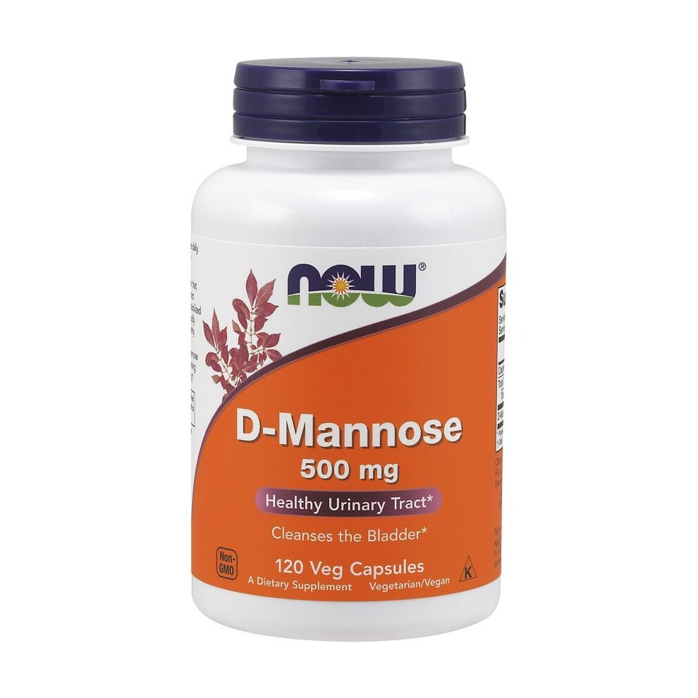 NOW Foods  D-Mannose, 500mg - 120 vcaps