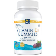 Nordic Naturals, Vitamin D3 Gummis, Große Wilde Beeren, 1.000 IE (25 mcg), 120 Gummis