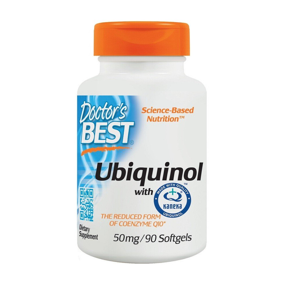 Doctor's Best Ubiquinol With Kaneka Qh, 50Mg - 90Softgels