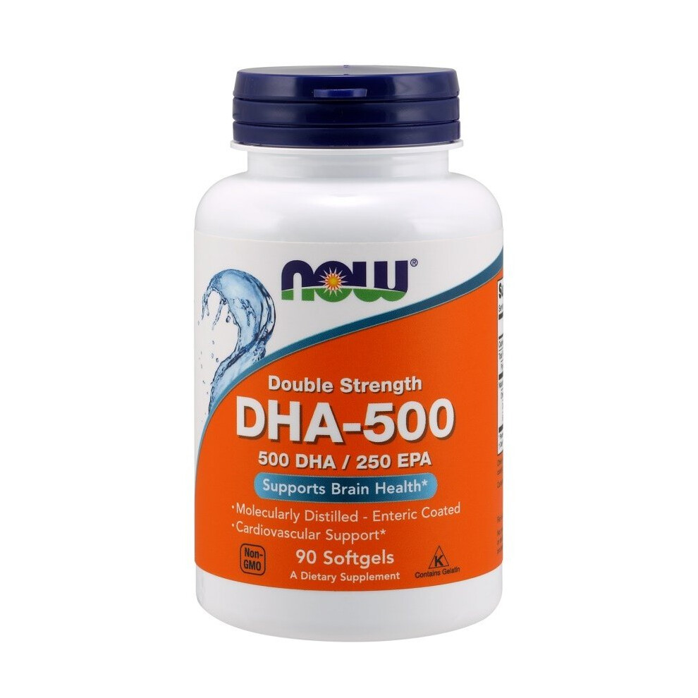 Now Foods Dha-500, 500 Dha / 250 Epa 90 Softgels