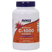 NOW Foods, Buforovaný C-1000 Komplex, 180 Tabletiek