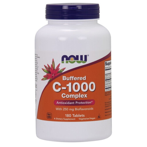 NOW Foods NOW Foods, Gebufferde C-1000 Complex, 180 Tabletten