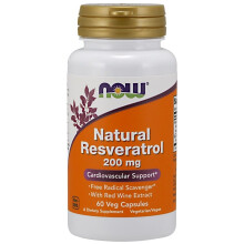 NOW Foods, Resveratrol, 200 mg, 60 Veg Capsulas