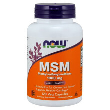 NOW Foods, MSM, Methylsulfonylmethane, 1,000 mg, 120 Veg Capsules